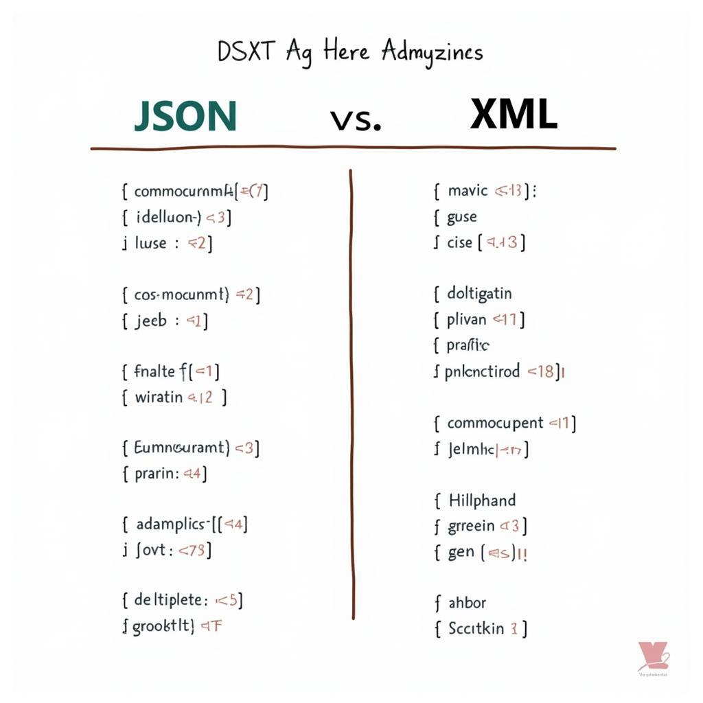 So sánh định dạng JSON và XML