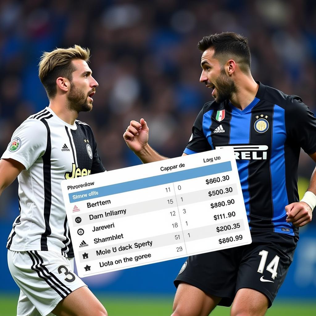 Juventus vs Inter Prediction: Betting Tips