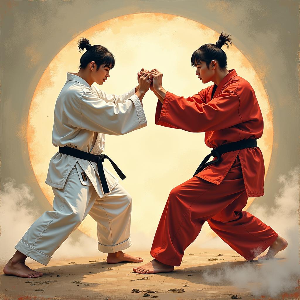 Karate and Kung Fu Fight Scenario