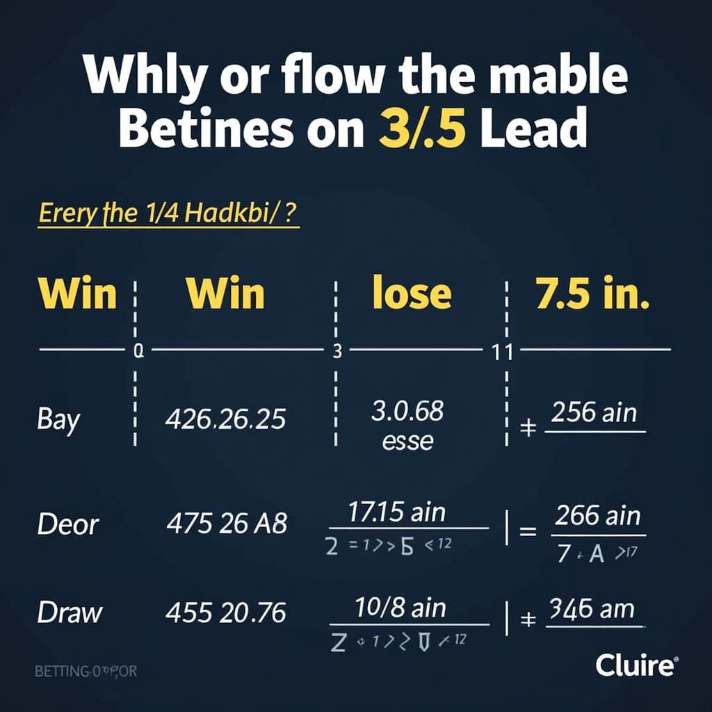 Kèo 0.3 Lead Giải Thích