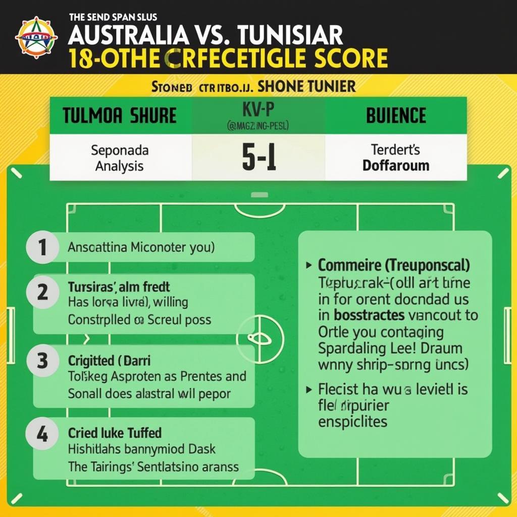 Kết luận kèo Australia Tunisia