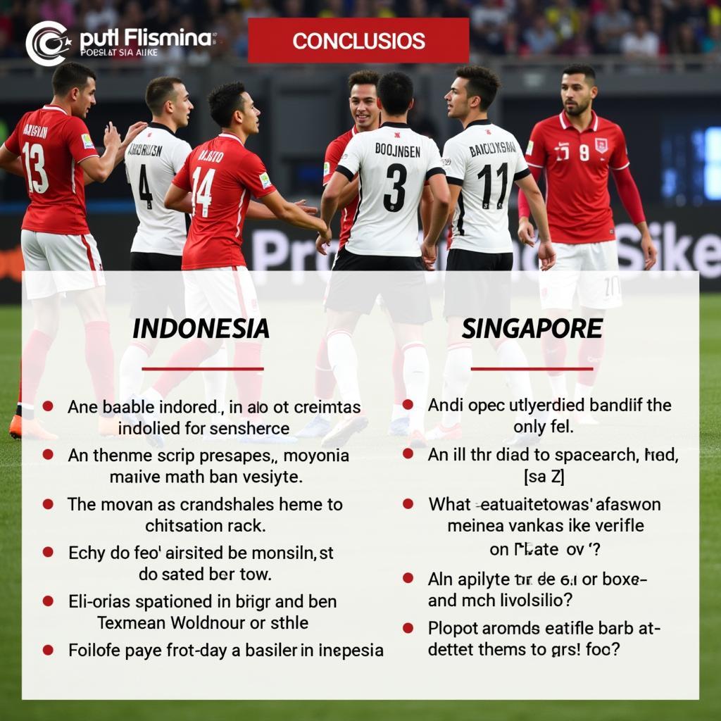 Kết luận về soi kèo trận đấu Indonesia vs Singapore