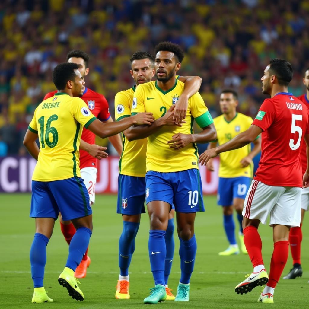 Khoảnh khắc đáng nhớ Brazil vs Chile 2019