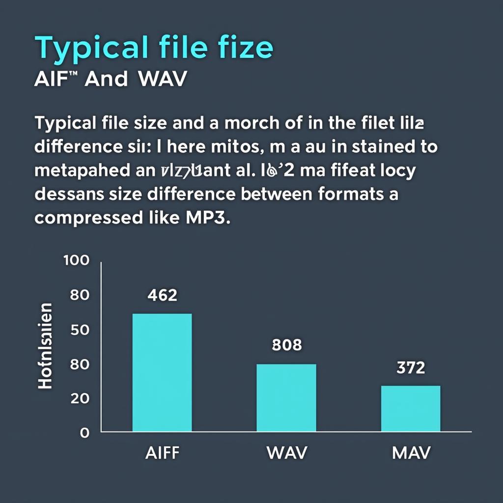 Kích thước tệp AIFF và WAV