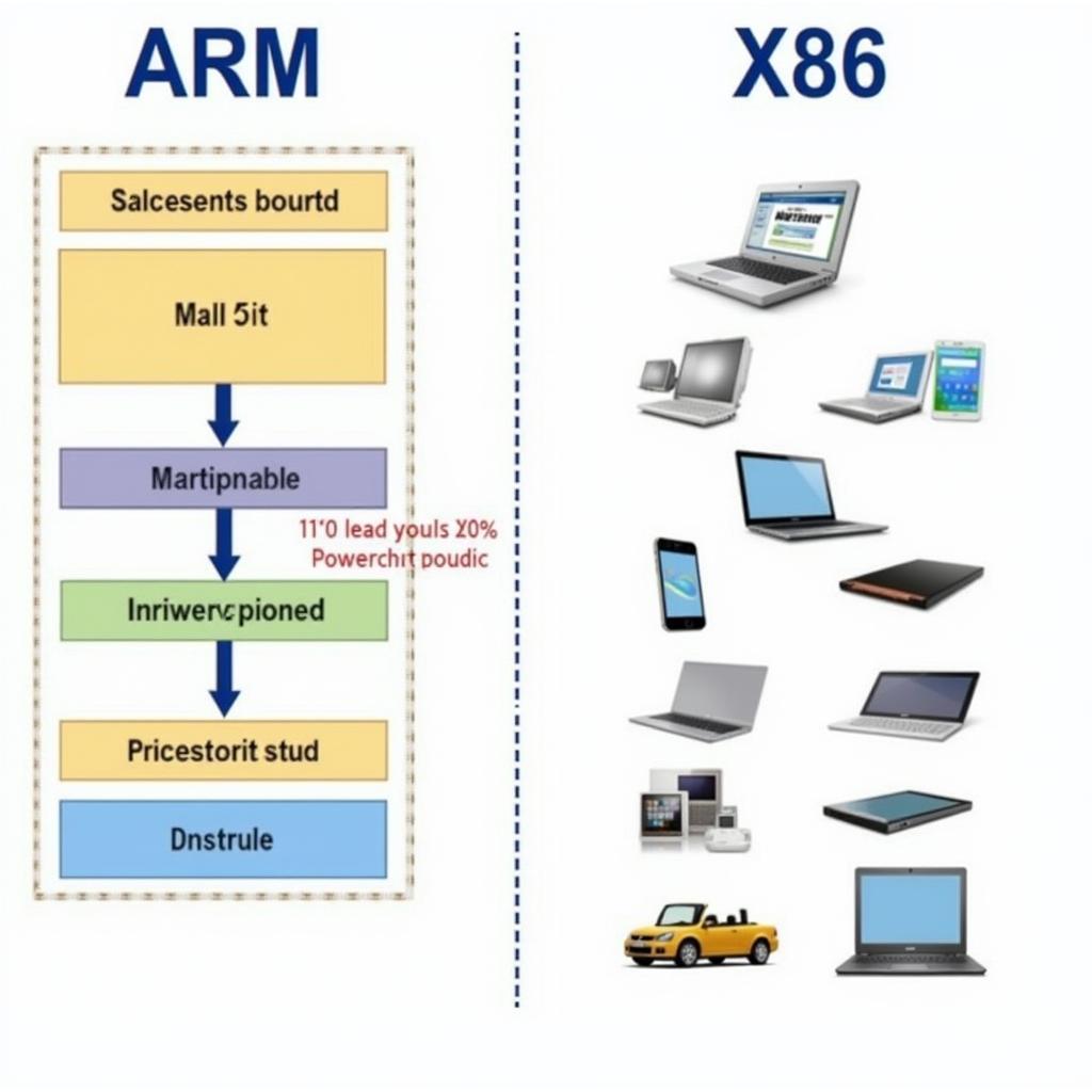 So sánh kiến trúc ARM và x86