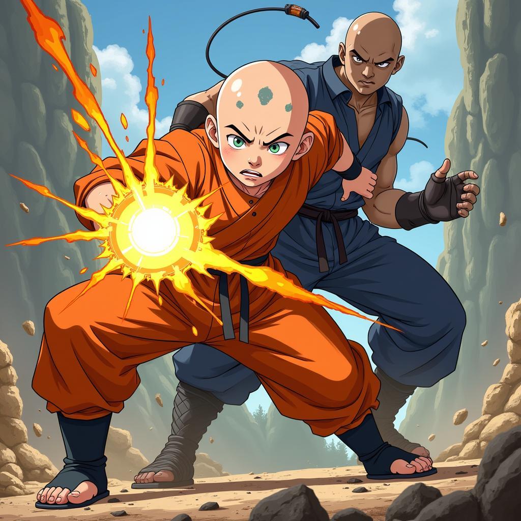 Krillin sử dụng Kienzan