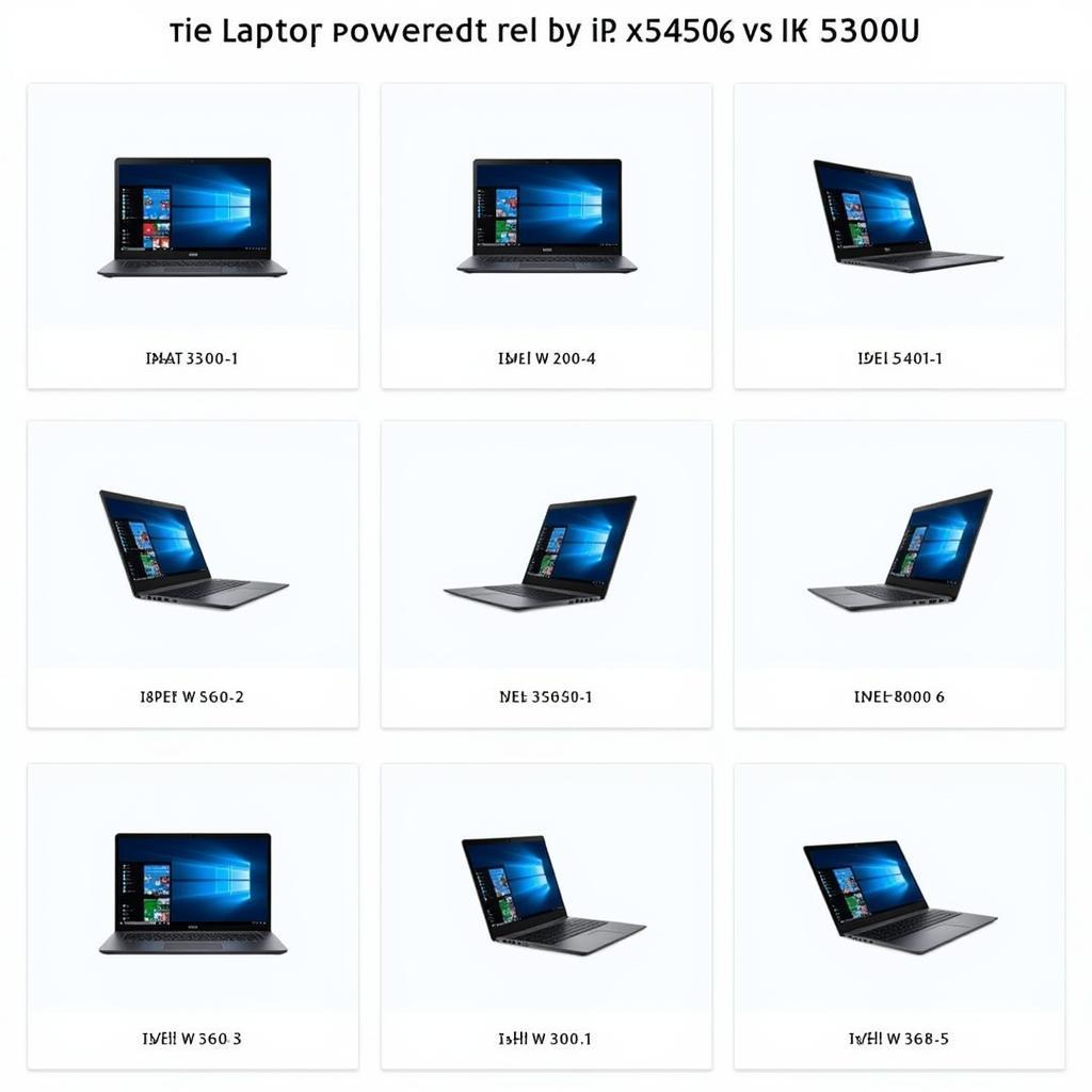 Laptop sử dụng i5 3340M và i5 5300U