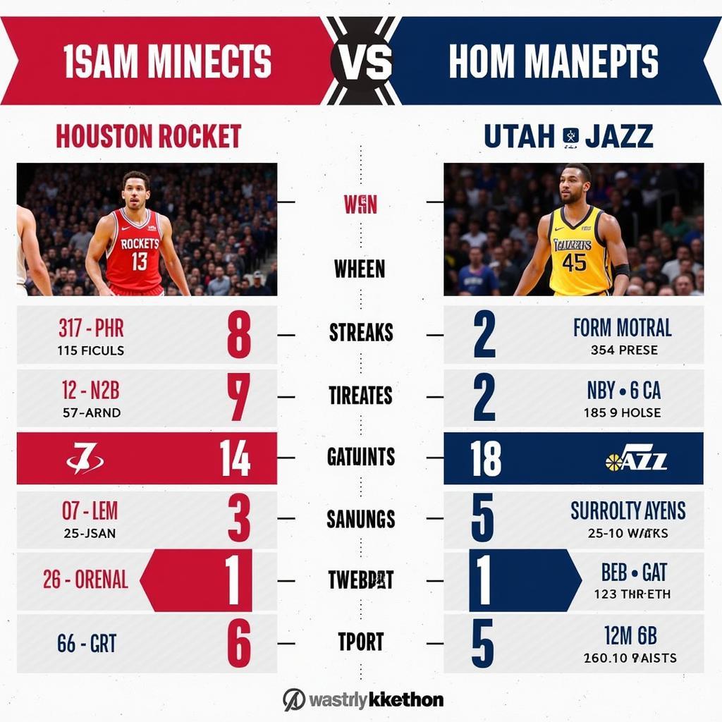 Lịch sử đối đầu giữa Houston Rockets và Utah Jazz