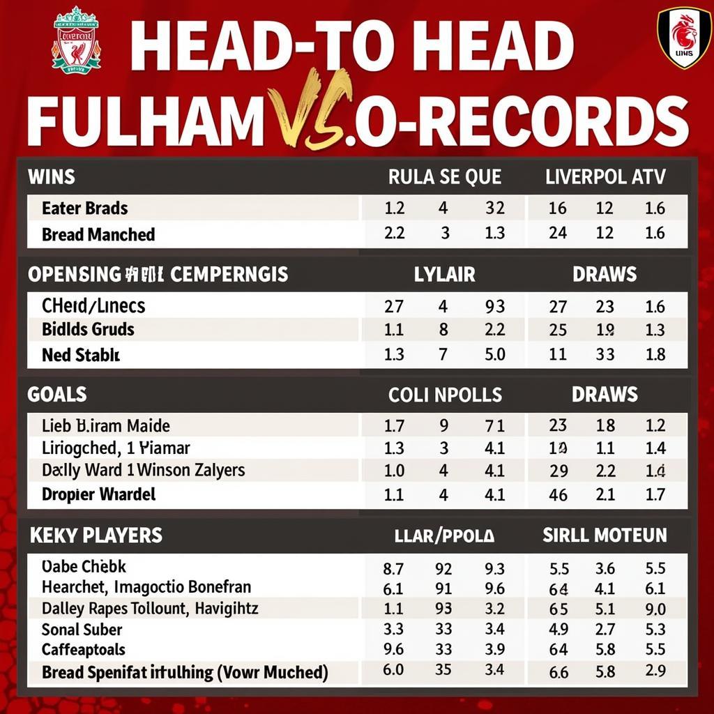 Lịch sử đối đầu giữa Liverpool và Fulham