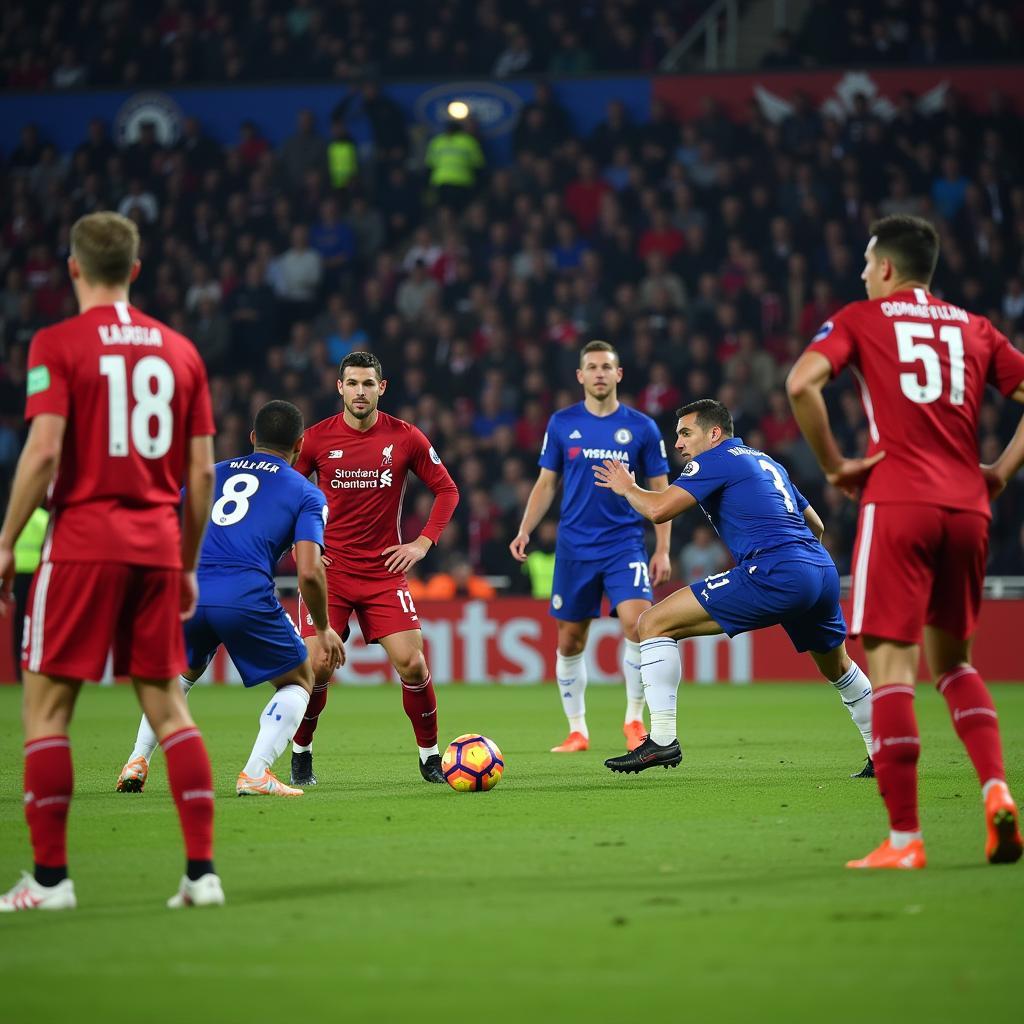 Loạt sút luân lưu cân não giữa Liverpool và Chelsea.