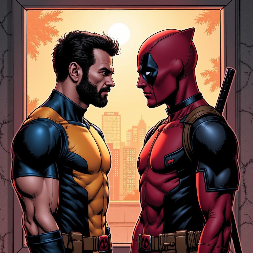 Sự đối lập về tính cách giữa Logan và Deadpool