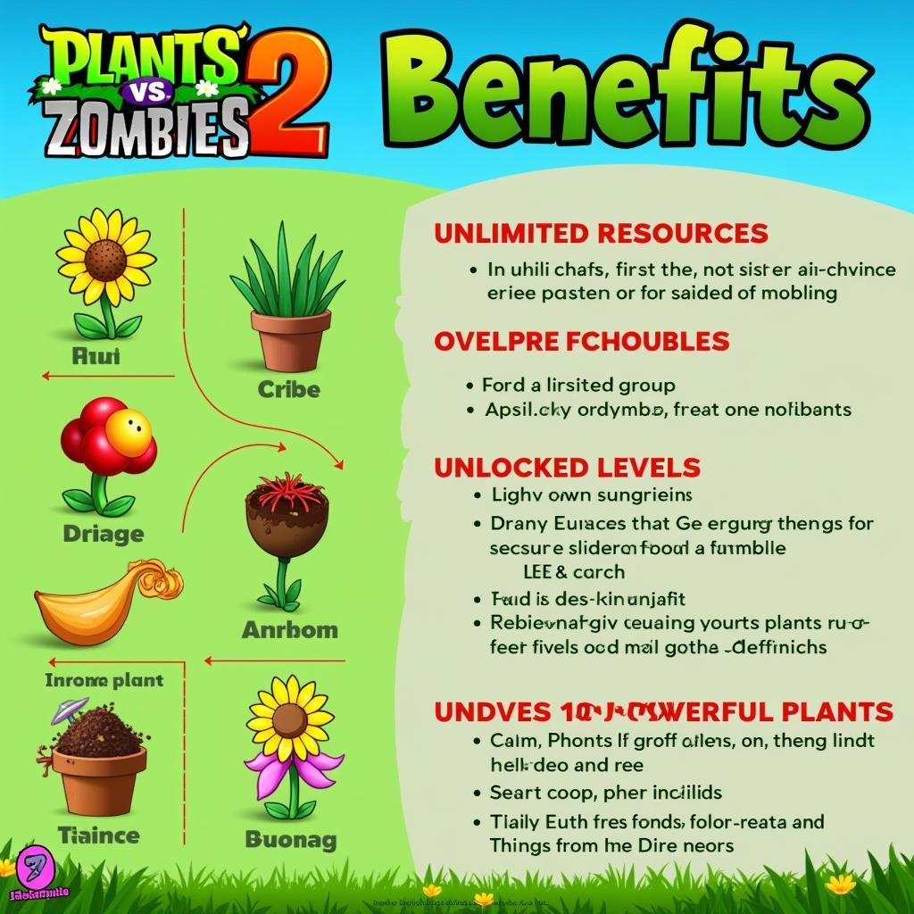 Lợi Ích Khi Tải Plants vs. Zombies 2 Mod