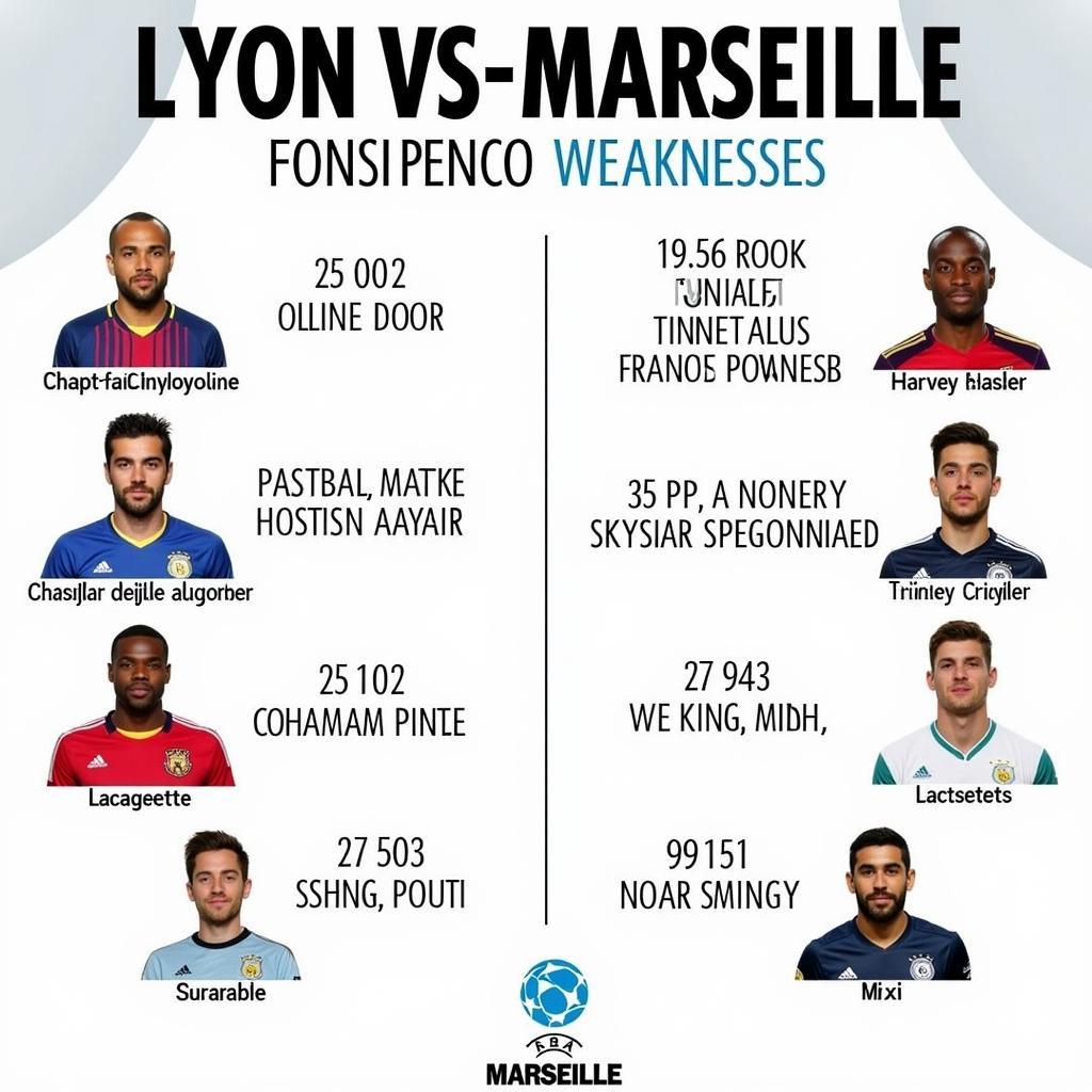 Lyon vs Marseille key players comparison