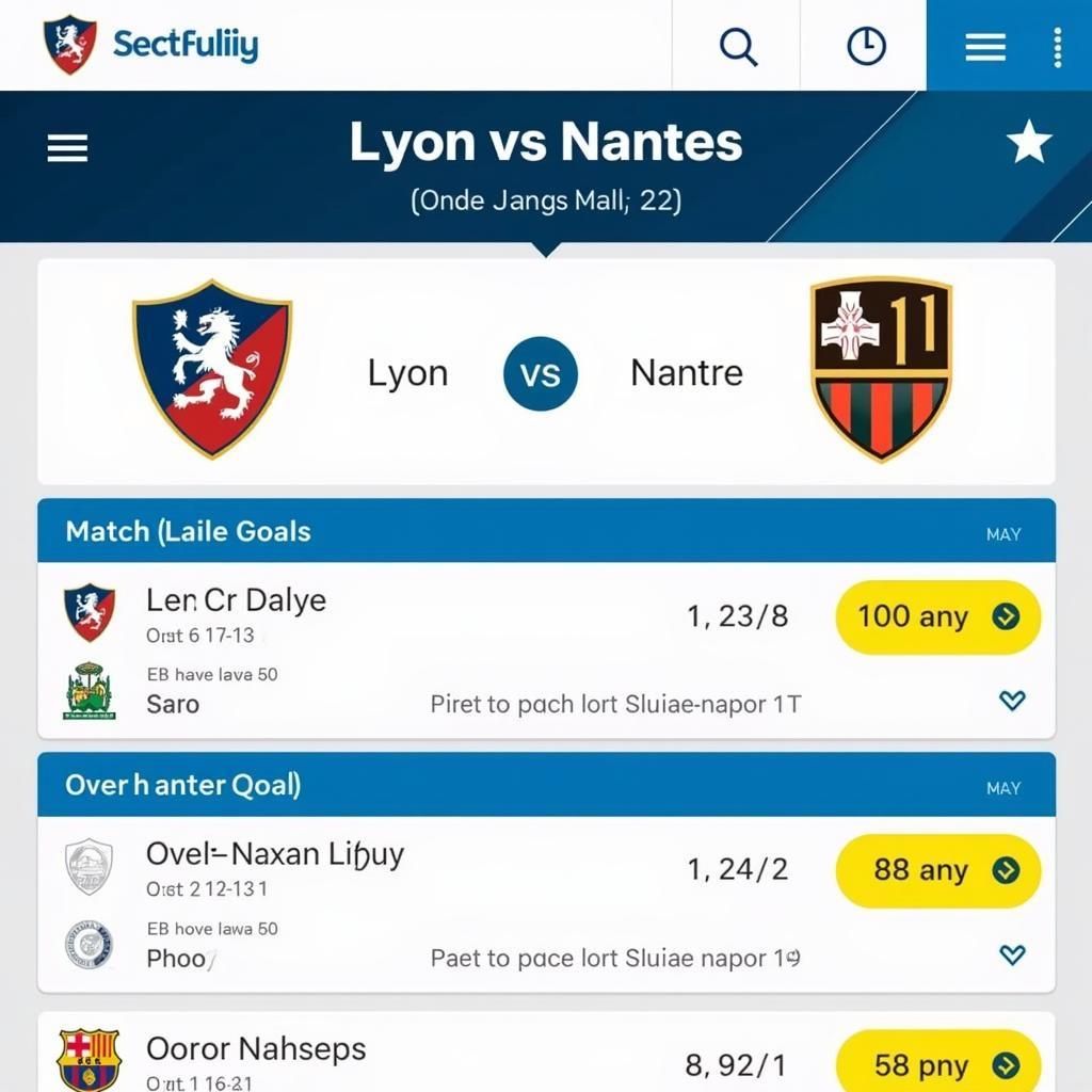 Lyon vs Nantes: Kèo Chấp, Tỷ Lệ Cược