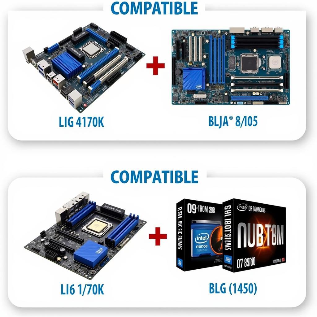 Mainboard tương thích với i7 4770k và i5 8400