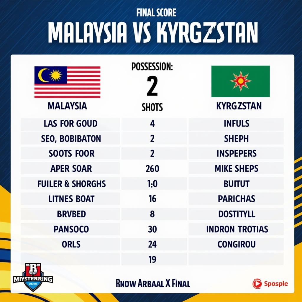 Malaysia vs Kyrgyzstan Kết Quả