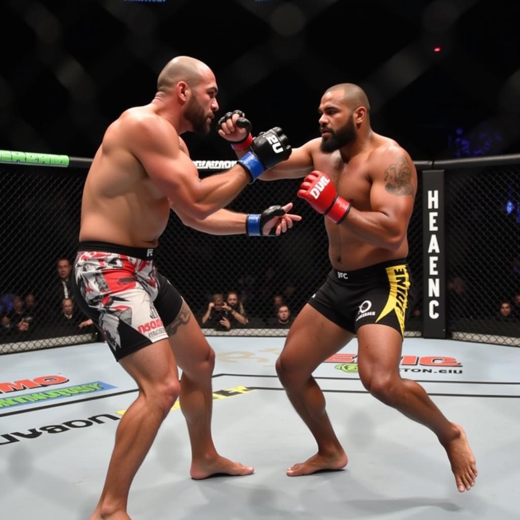 Mark Hunt và Alistair Overeem tại UFC 209