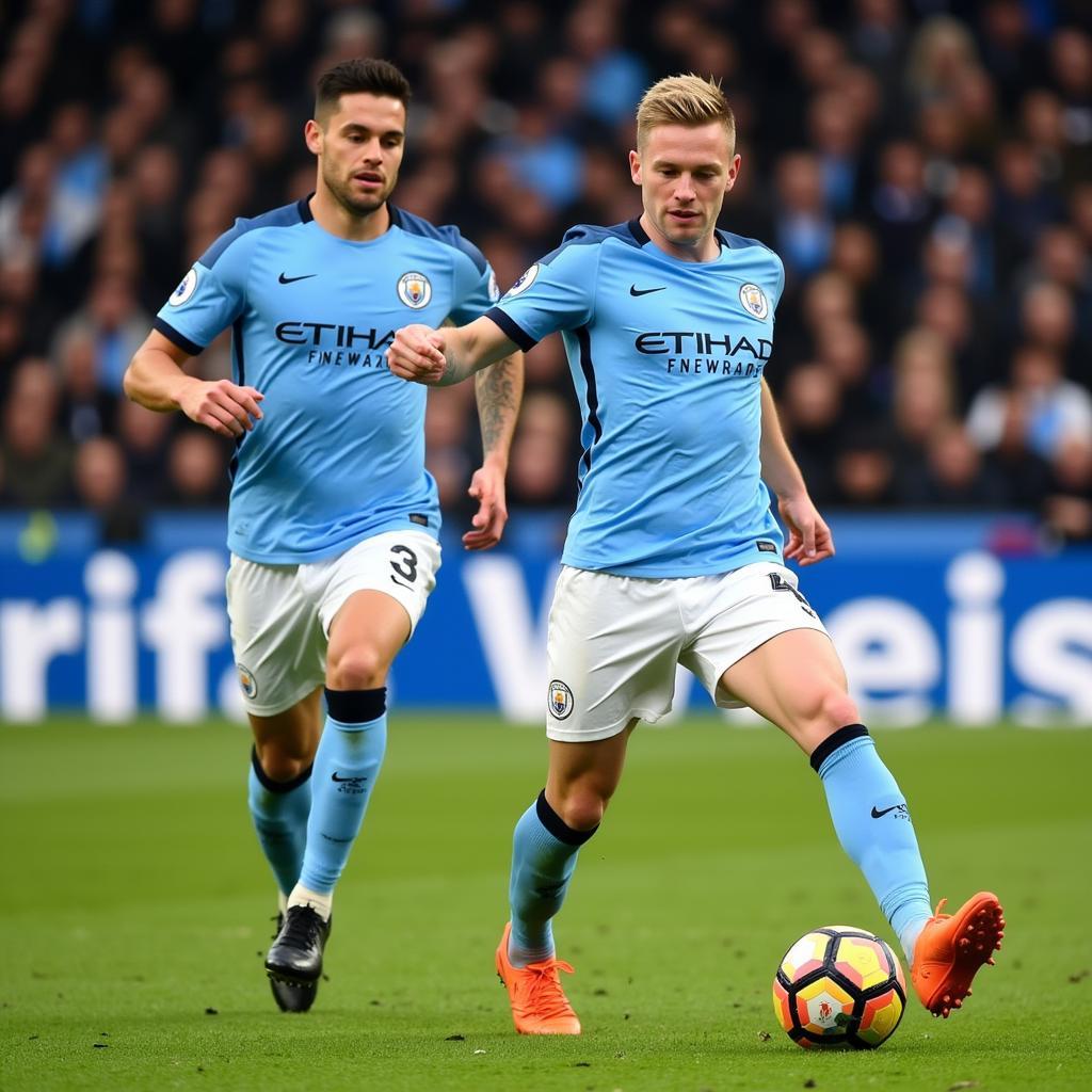 Manchester City Tấn Công Dữ Dội