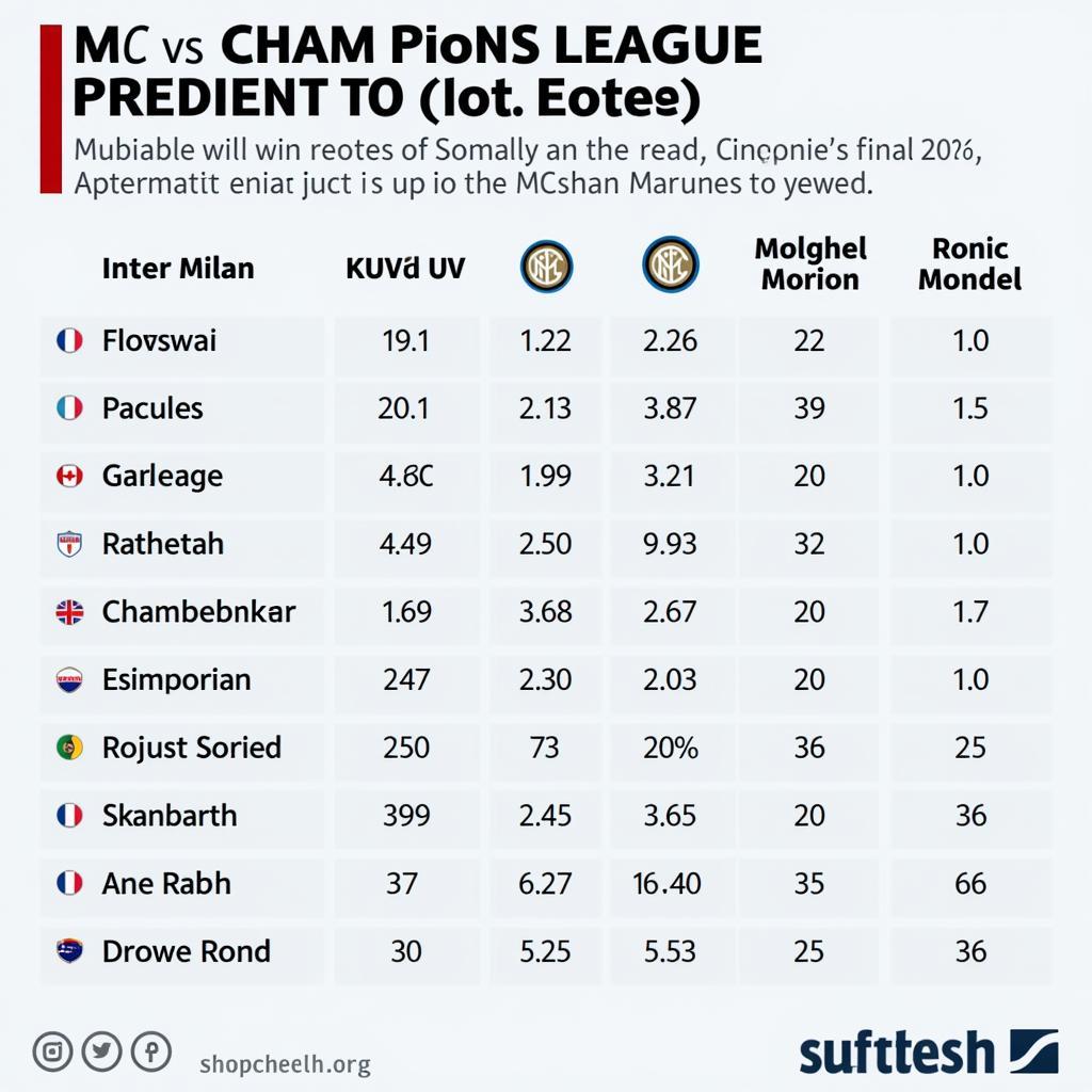 Dự đoán kết quả trận đấu giữa MC và Inter Milan tại chung kết C1