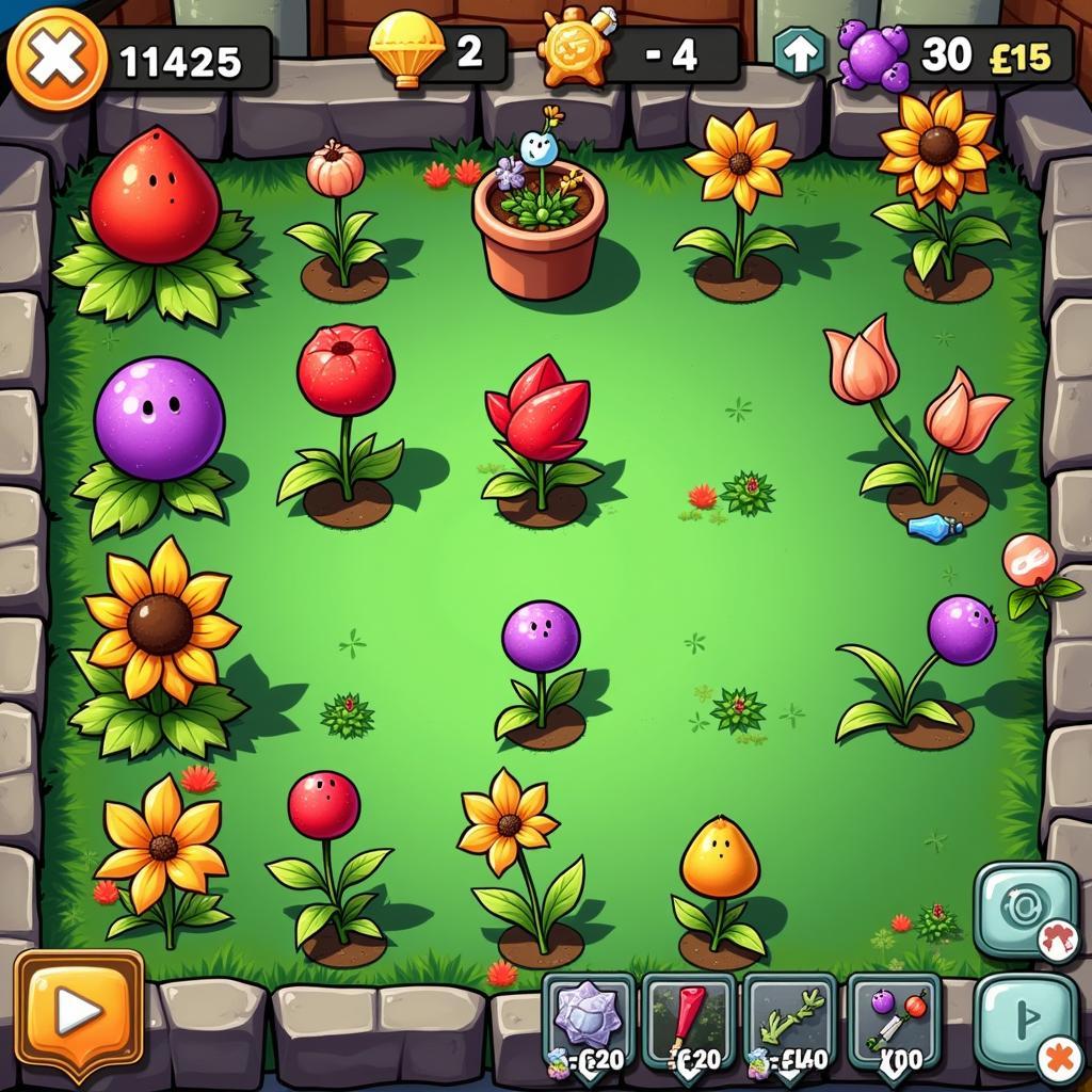 Mẹo chơi Plants vs Zombies 1425