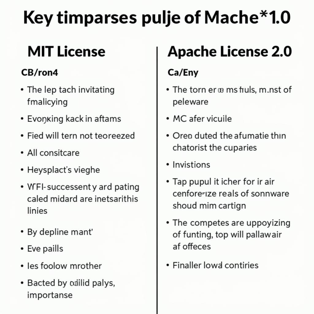 So sánh MIT License và Apache License