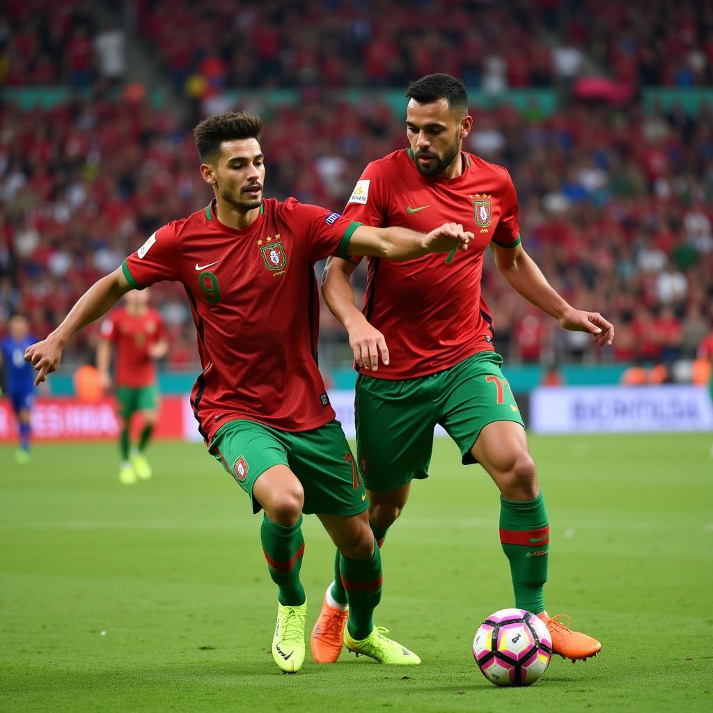 Morocco vs Bồ Đào Nha tại World Cup 2022