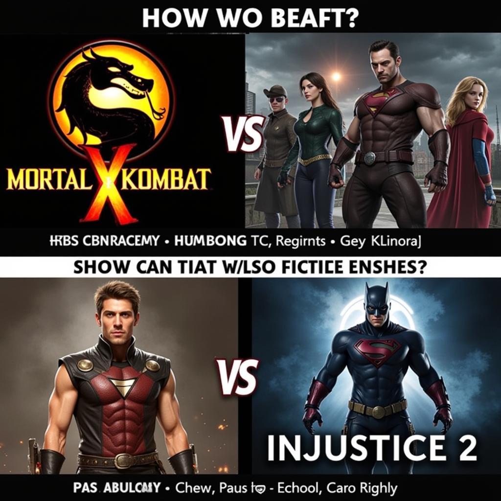 Lựa chọn giữa Mortal Kombat X và Injustice 2