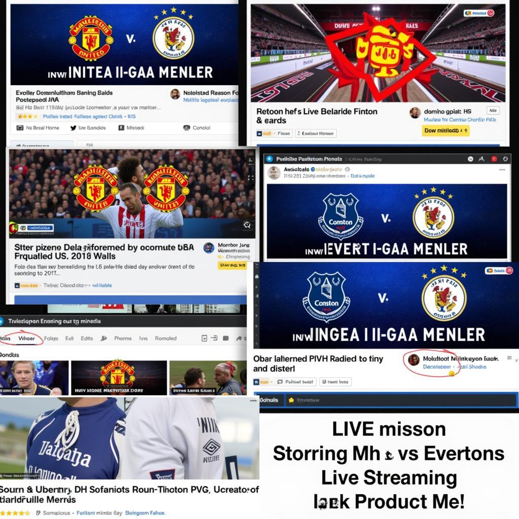 MU vs Everton link uy tín