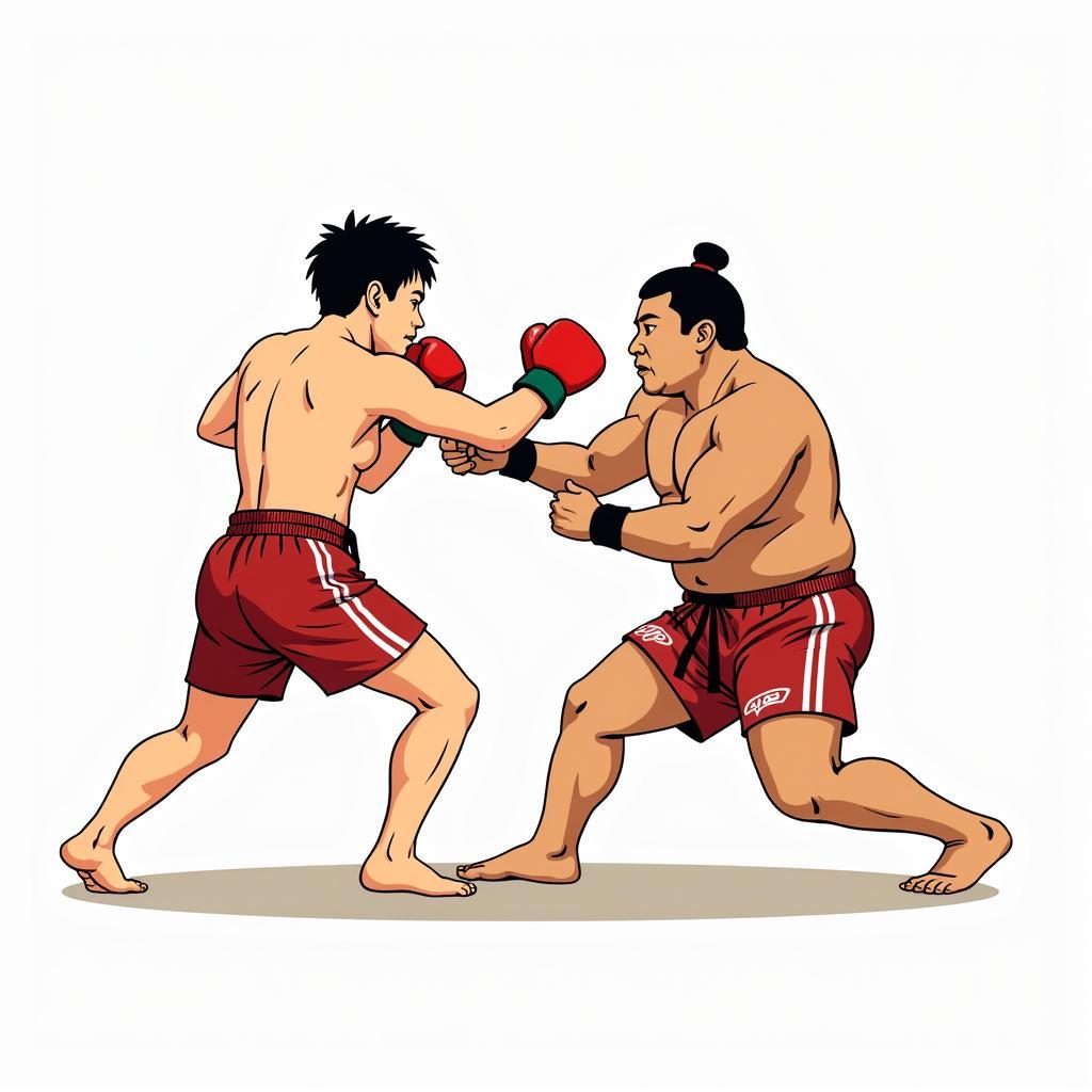 Muay Thai vs Sumo: Chiến Thuật Và Kỹ Năng