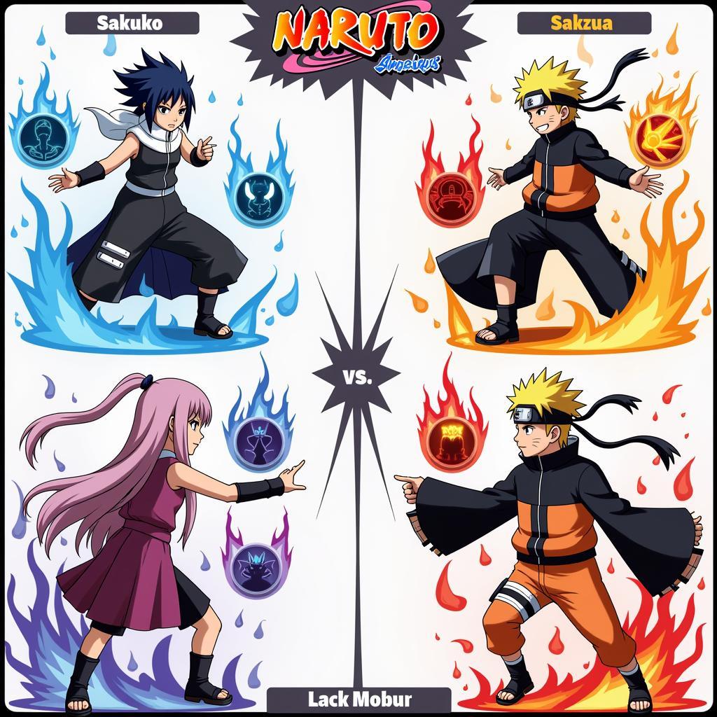 Naruto vs Fairy Tail: Những Nhân Vật Chủ Chốt