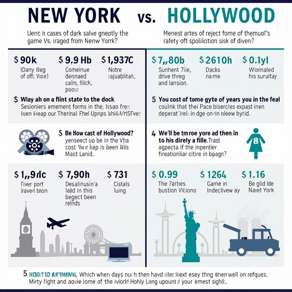 So sánh New York và Hollywood về cơ hội nghề nghiệp