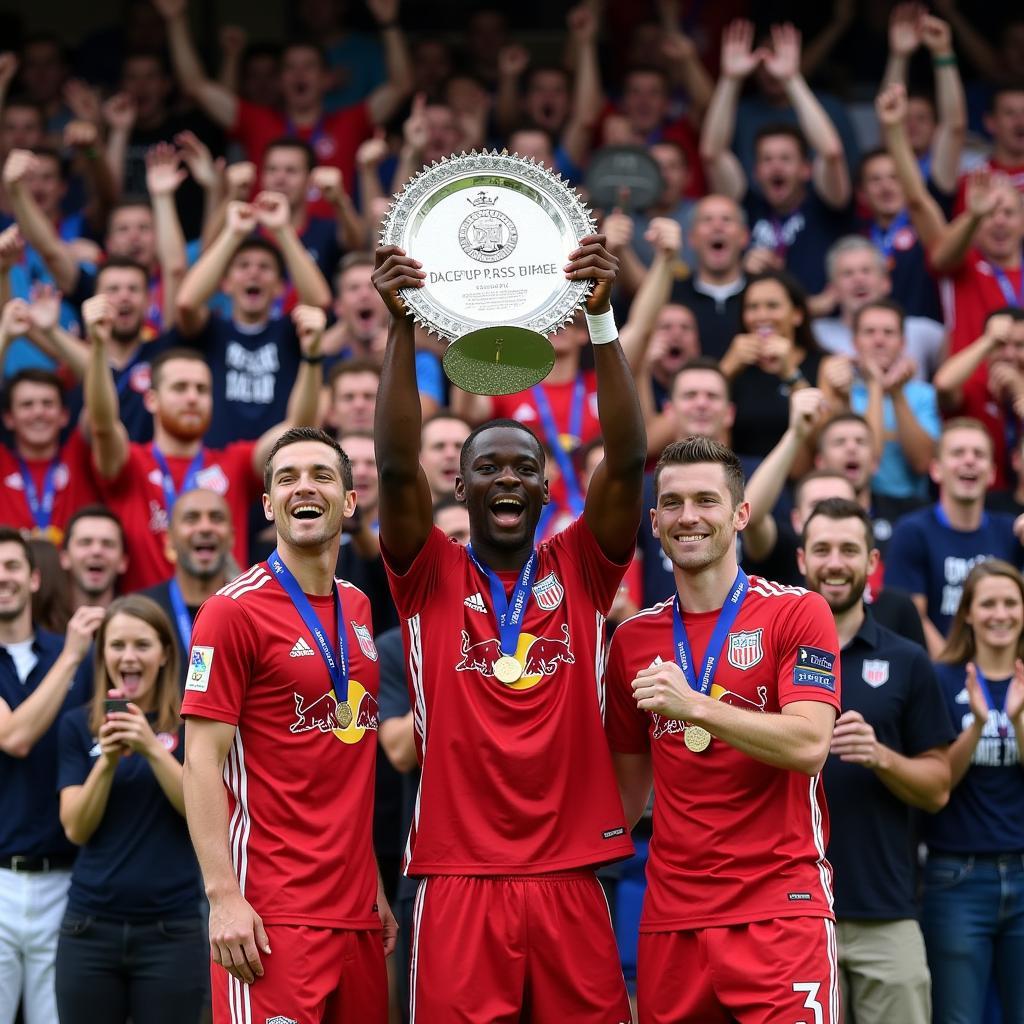 New York Red Bulls ăn mừng chiến thắng tại Supporters' Shield