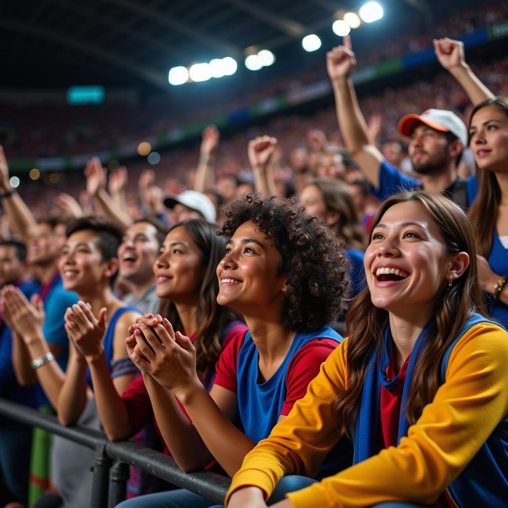 Fans Watching Football