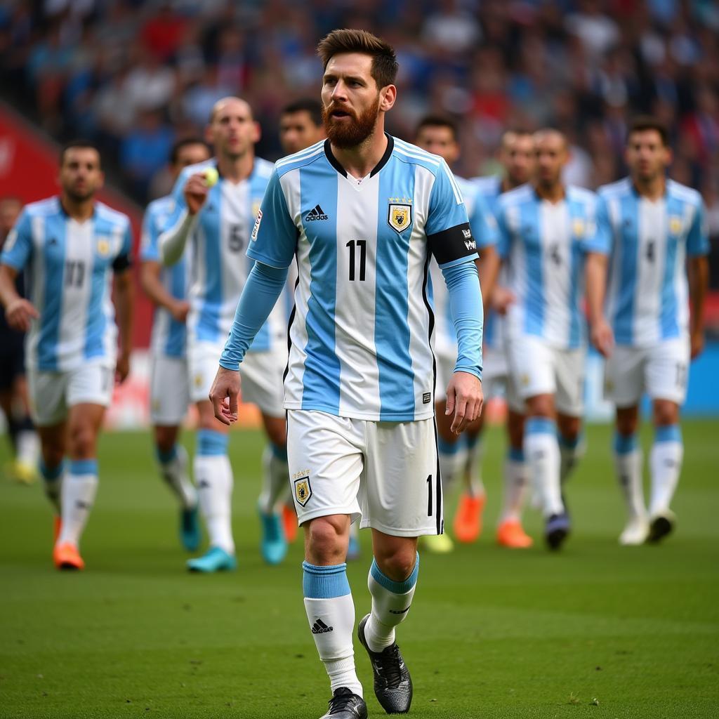 Messi dẫn dắt Argentina đối đầu Peru