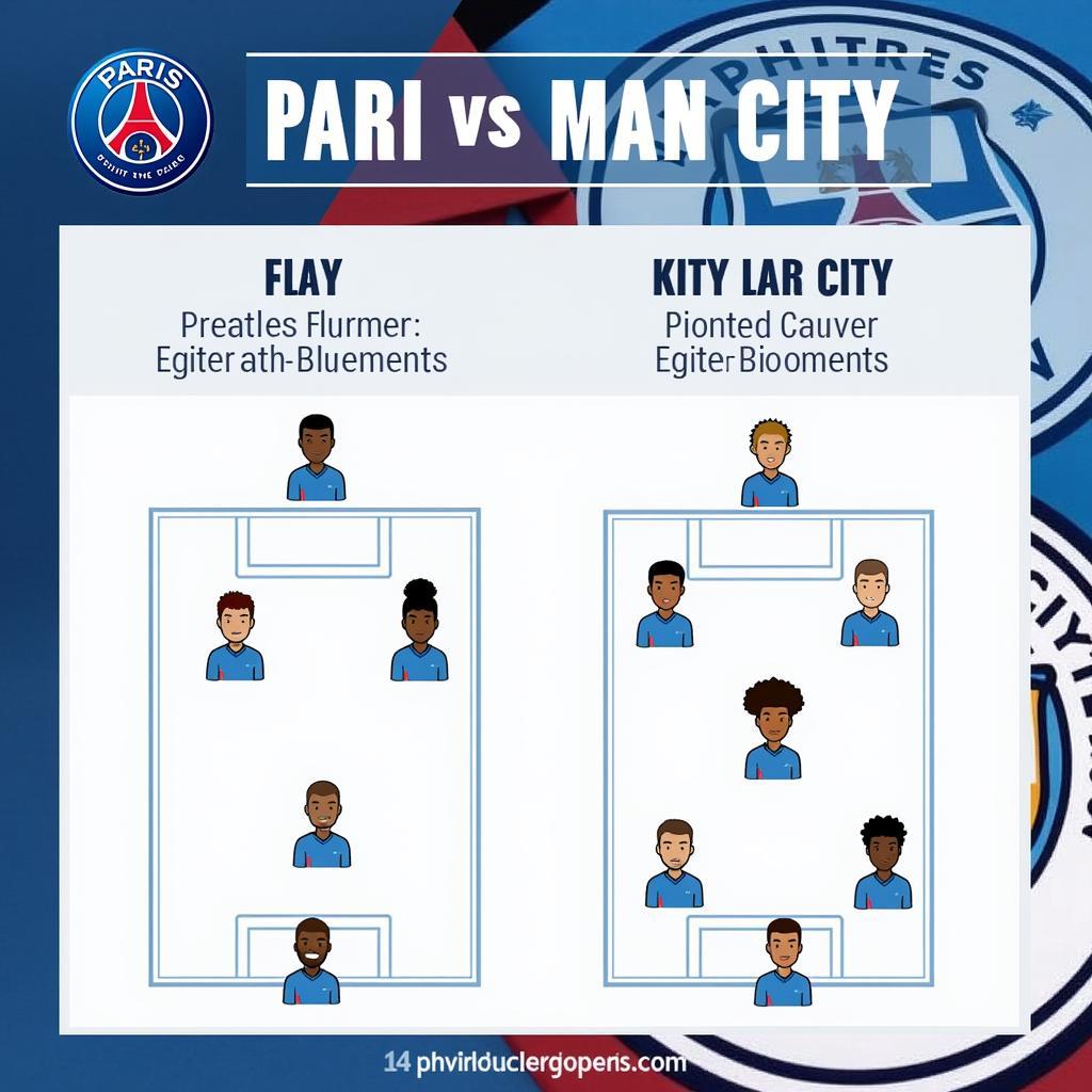 Chiến thuật của PSG và Man City