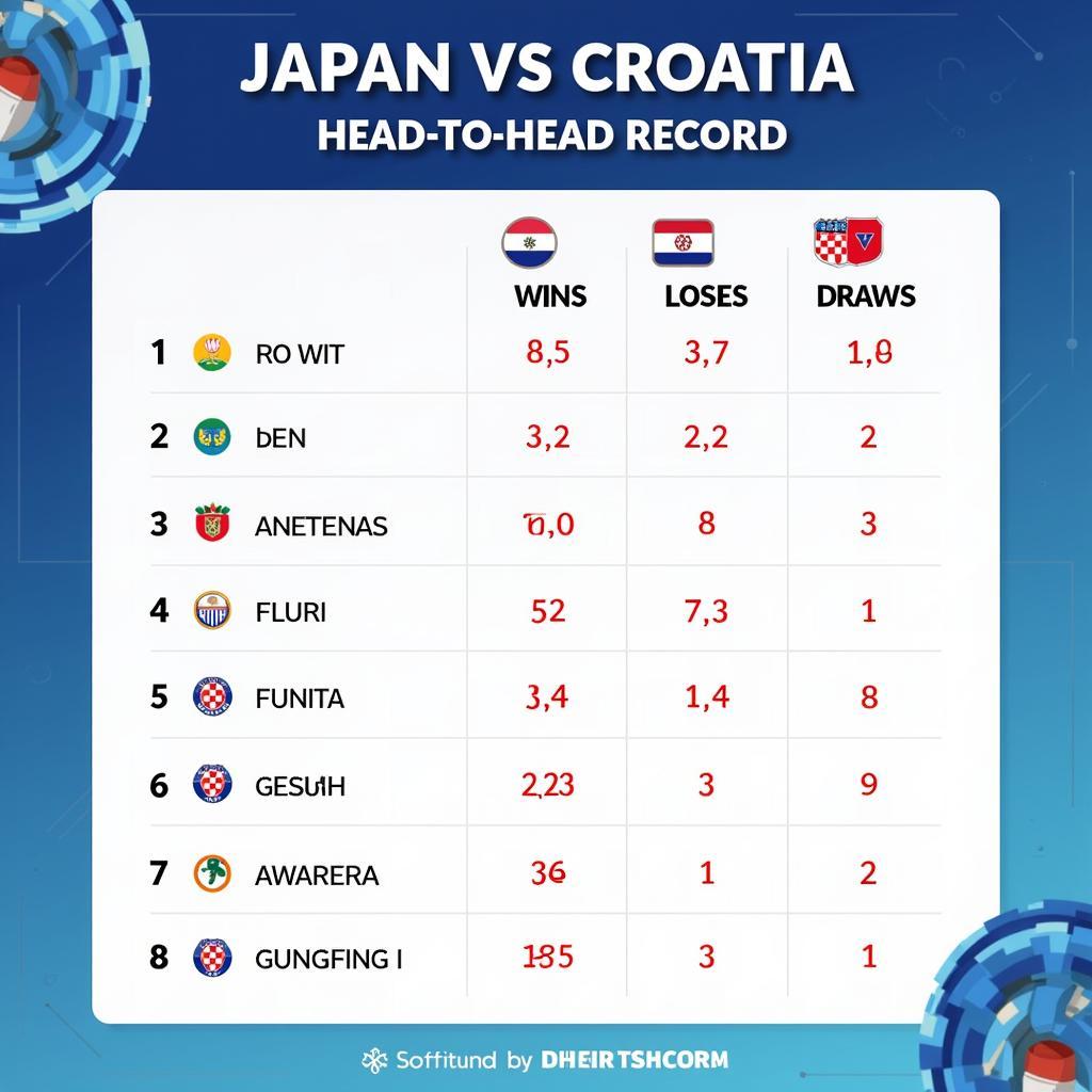 Lịch sử đối đầu giữa Nhật Bản và Croatia