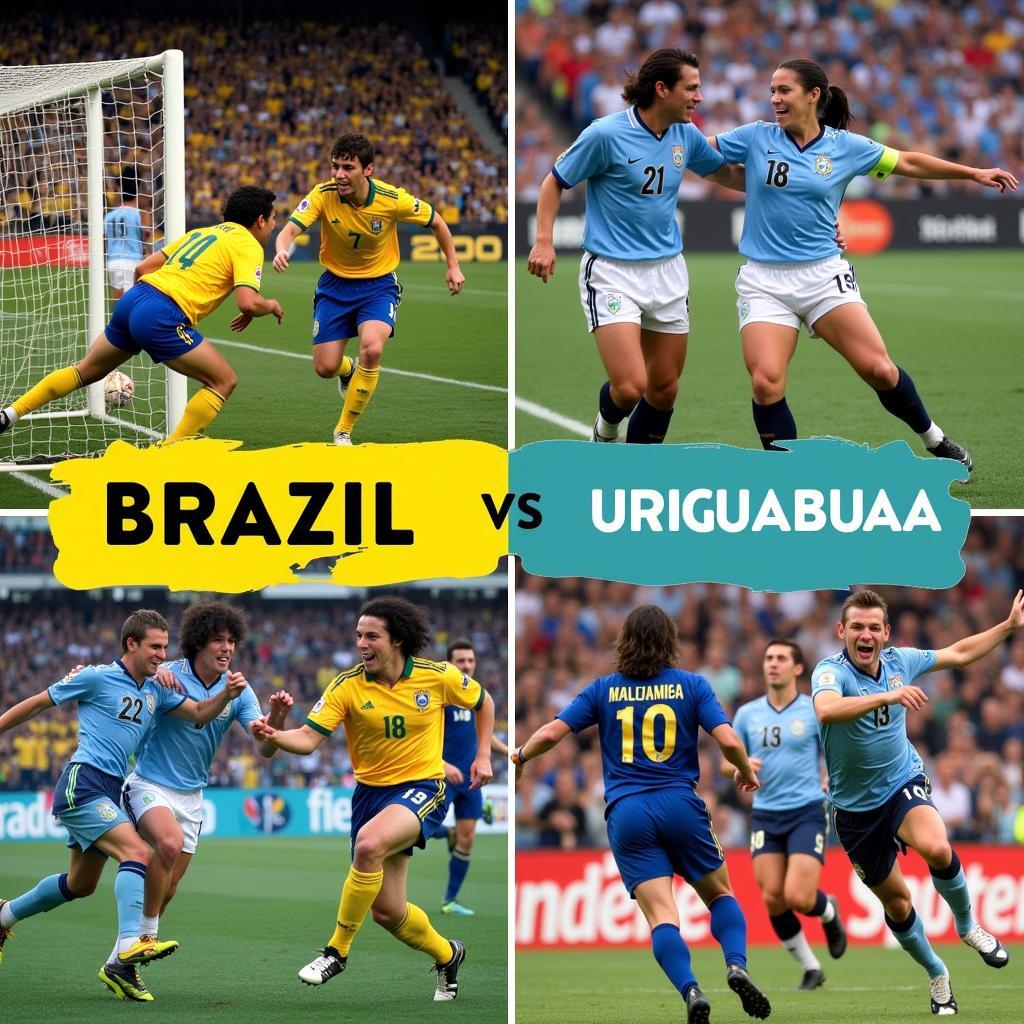 Những khoảnh khắc đáng nhớ Brazil vs Uruguay