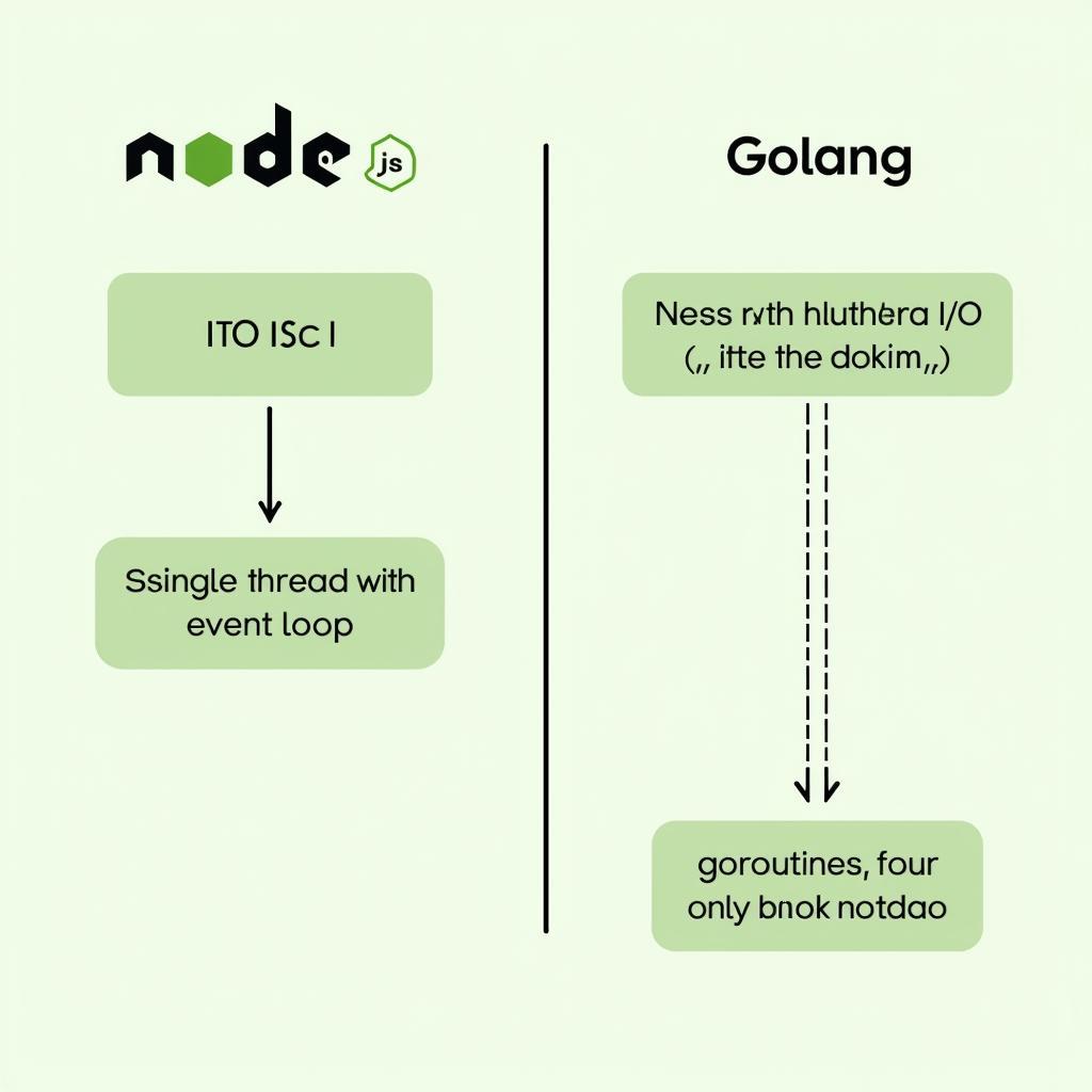 Mô hình xử lý đồng thời trong NodeJS và Golang