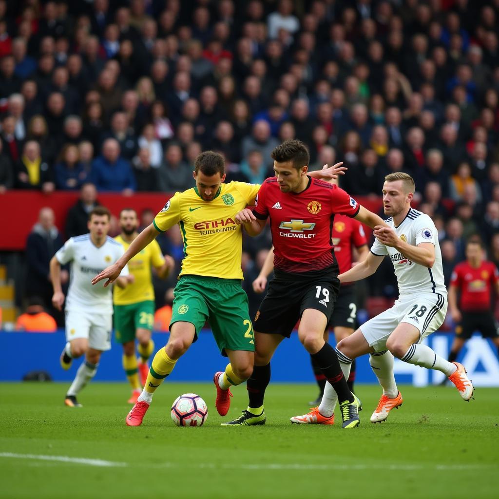 Norwich City đối đầu Manchester United