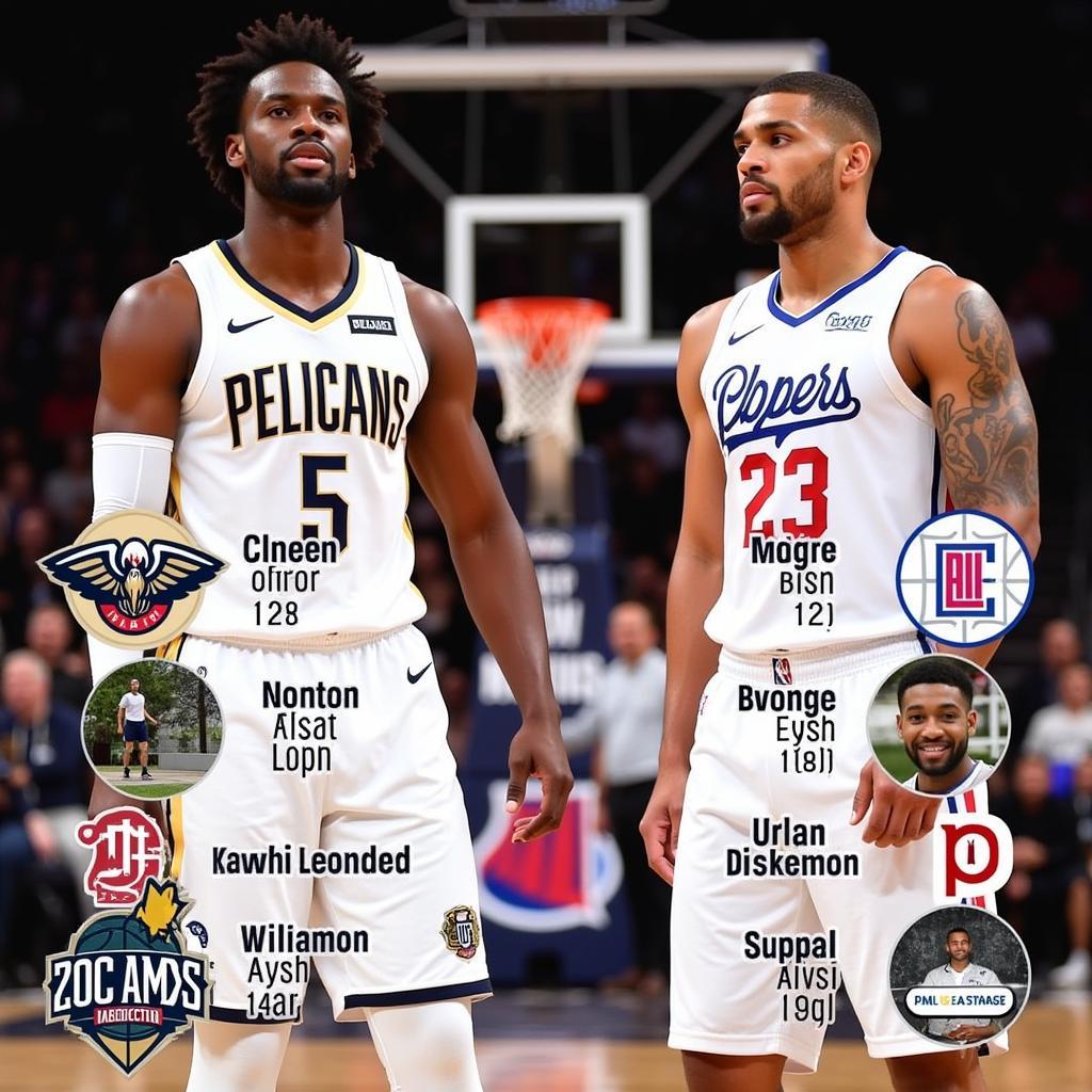 Đội hình xuất phát Pelicans vs Clippers