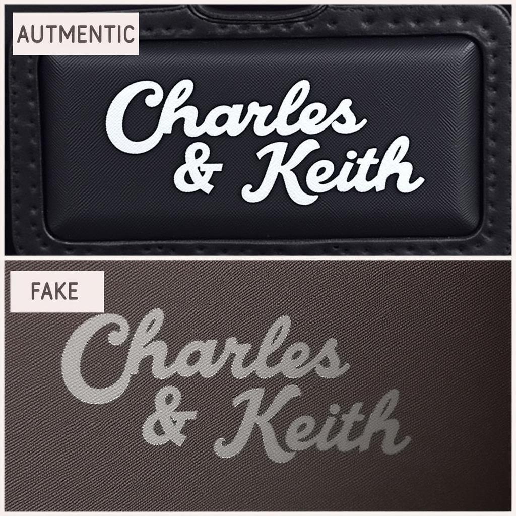 Phân biệt logo Charles and Keith thật giả