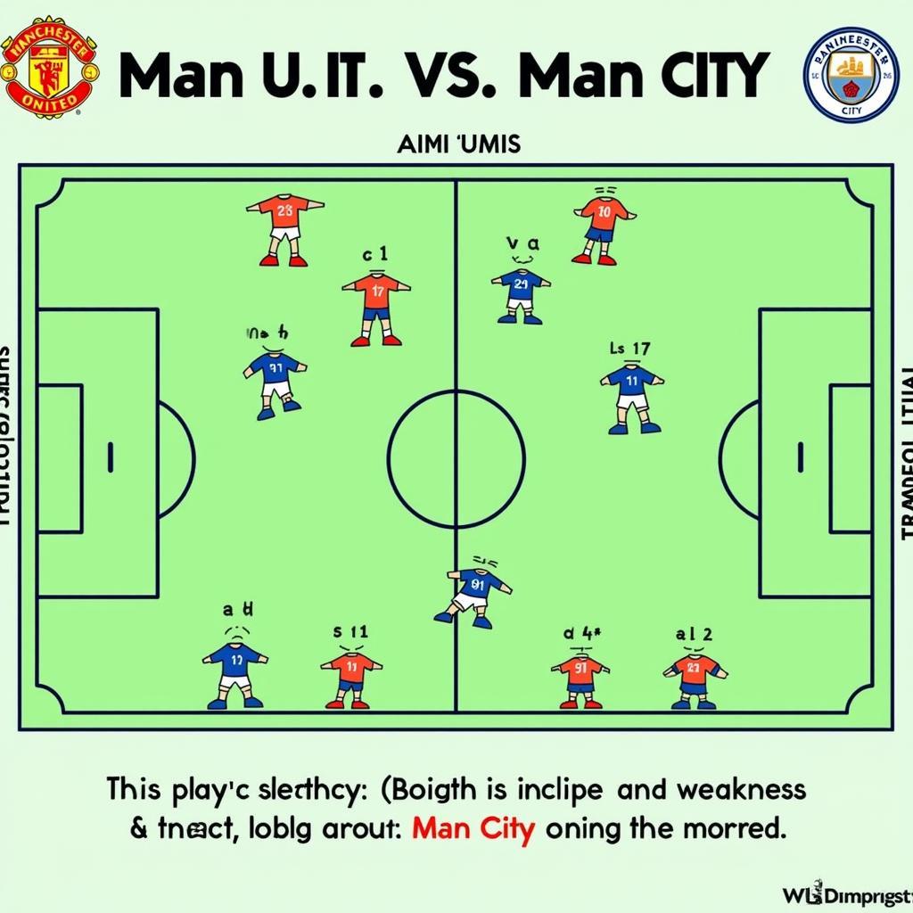 Phân tích chiến thuật Man U vs Man City