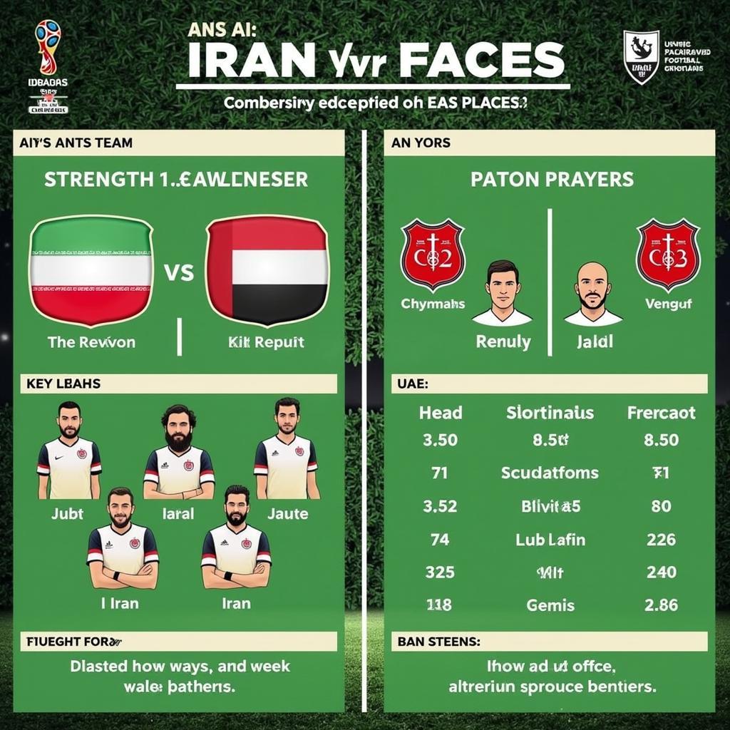 Phân tích lực lượng Iran vs UAE trước trận đấu