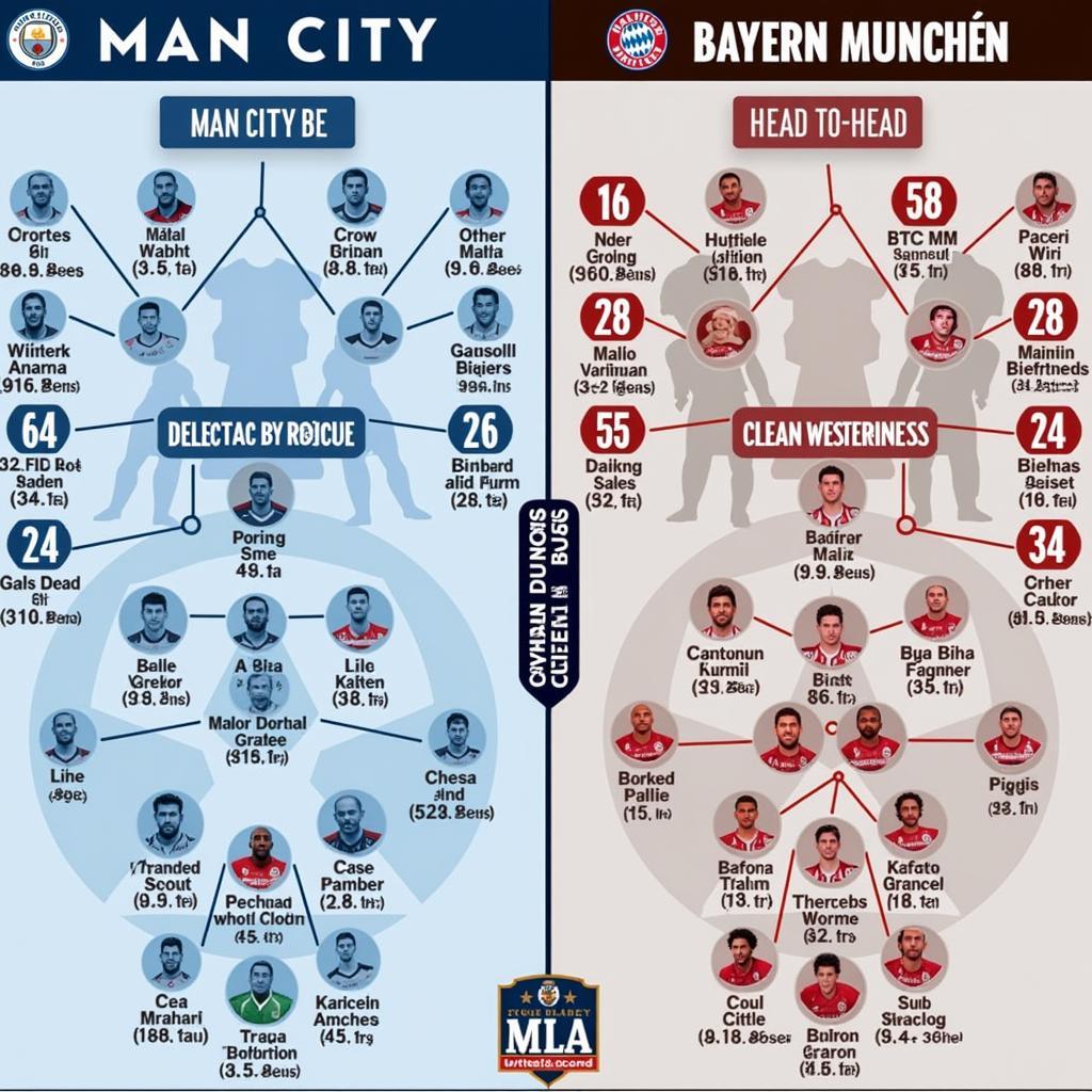 Phân tích lực lượng Man City vs Bayern Munich