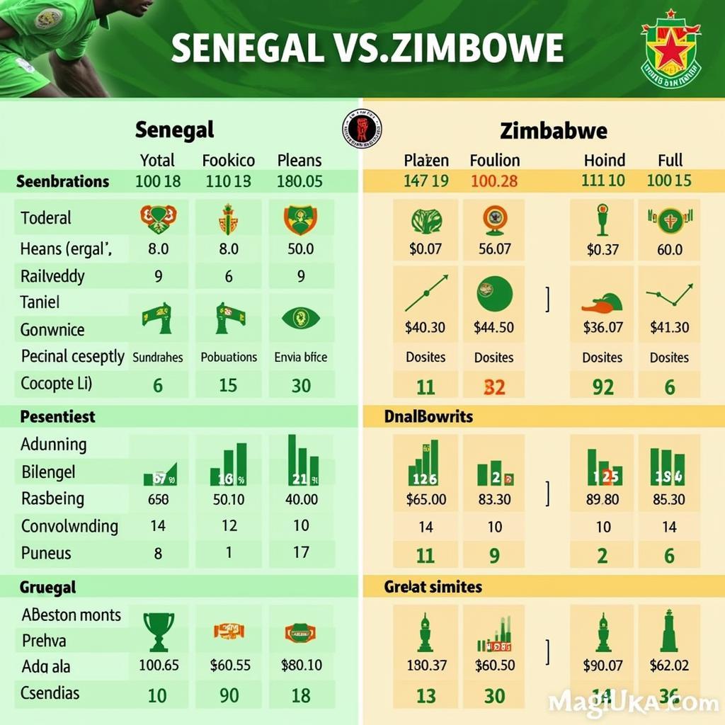 Phân tích lực lượng Senegal vs Zimbabwe trước trận đấu