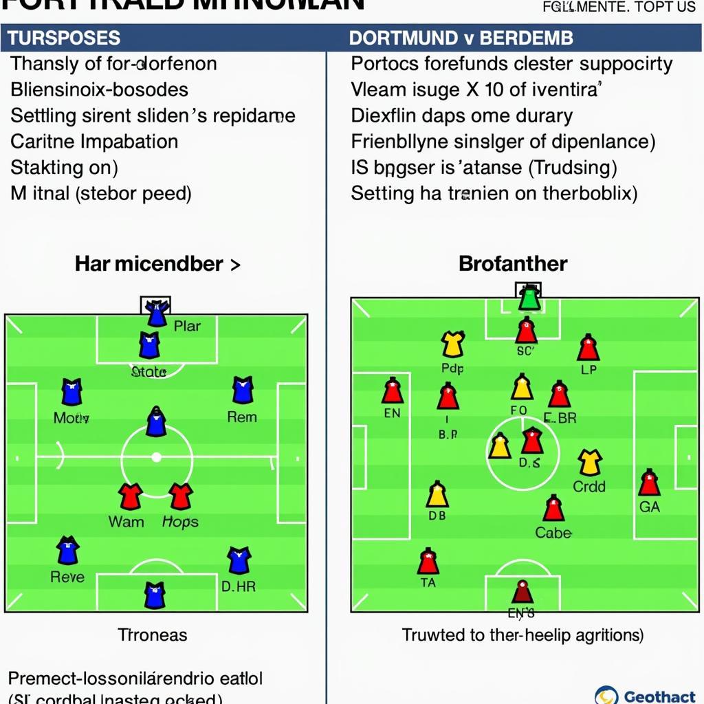 Phân tích sức mạnh Dortmund và Bremen