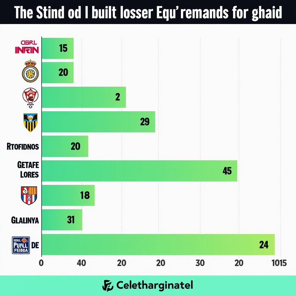 Biểu đồ thể hiện phong độ gần đây của Getafe và Valencia