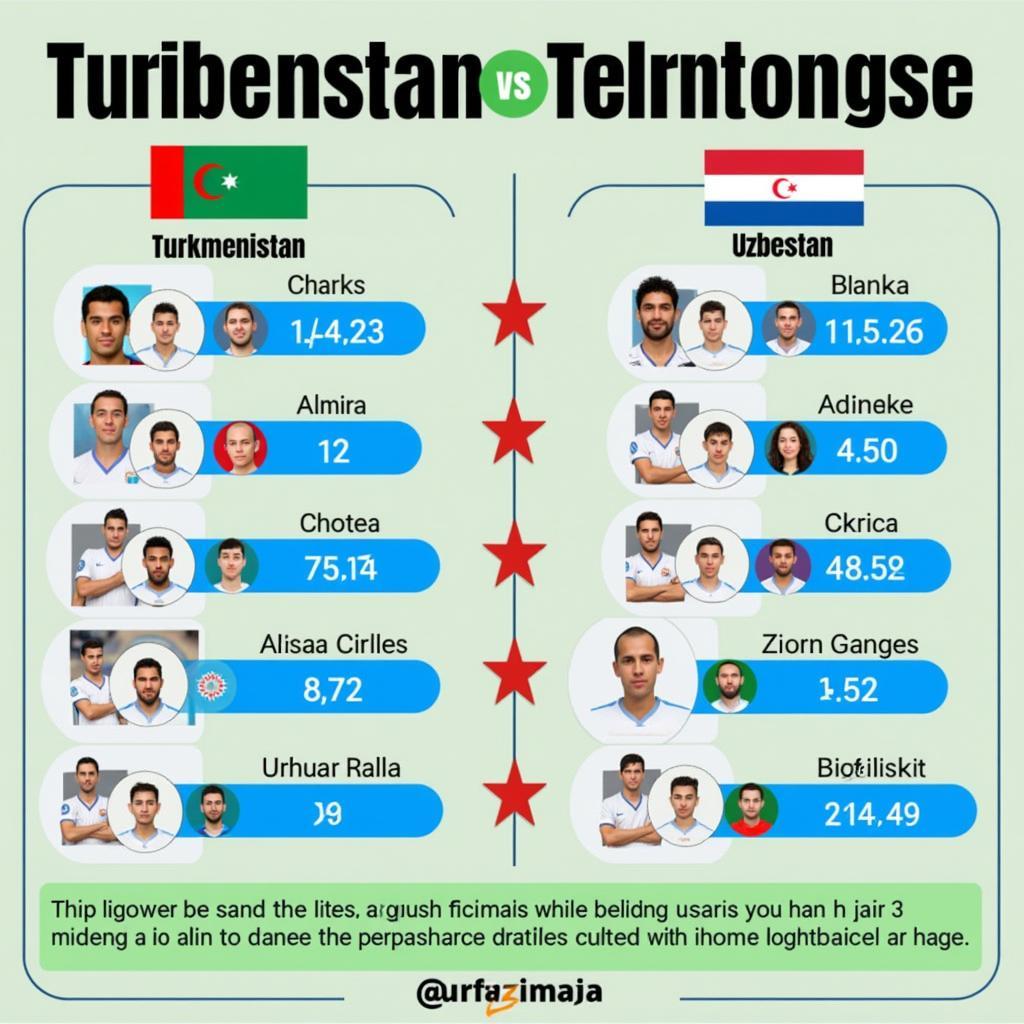 Phong độ và lực lượng hiện tại của Turkmenistan và Uzbekistan