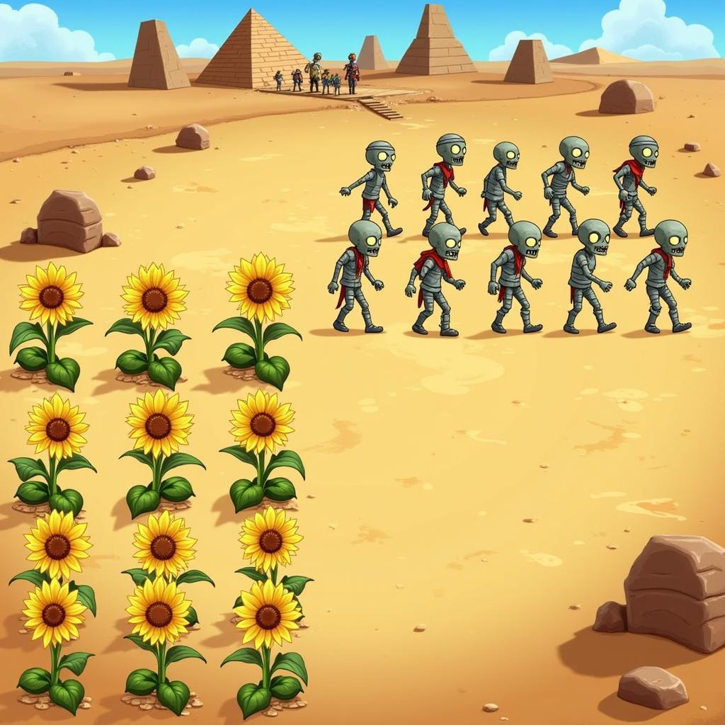 Plants vs Zombies 2 Ai Cập Cổ Đại