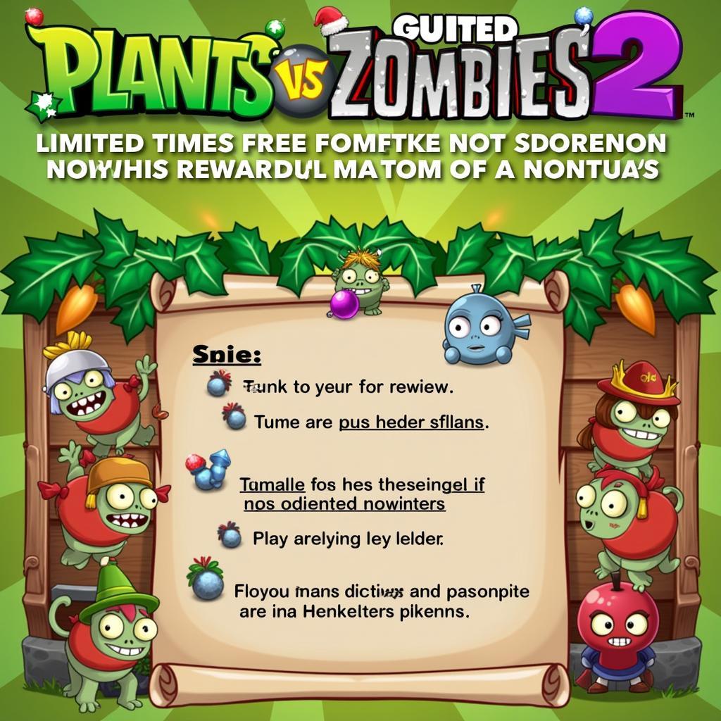 Sự kiện đặc biệt trong Plants vs. Zombies 2